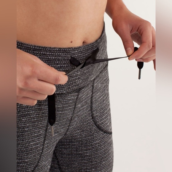 Lululemon Skinny Will Pant Pique Black Gray Full Length Size 6 - Picture 4 of 16